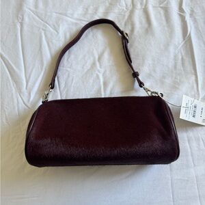 NA-KD Leather Cylinder Shoulder Bag